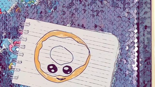 ПОНЧИК 🍩/ просто нарисовать , просто рисуем. Легко