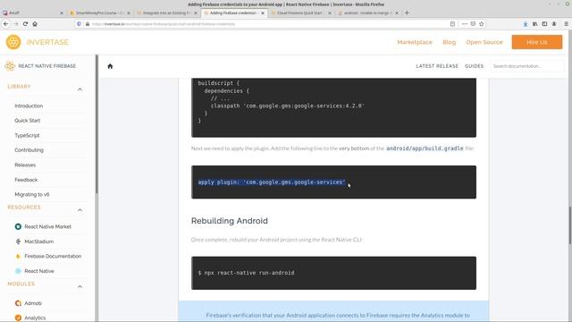 React Native - Smart Money - Firebase - 0001 - Introducão ao Firebase e configuração inicial смотреть онлайн