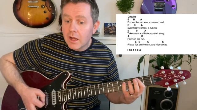 The Sweet Fox On The Run Guitar Lesson (Guitar Tab) смотреть онлайн