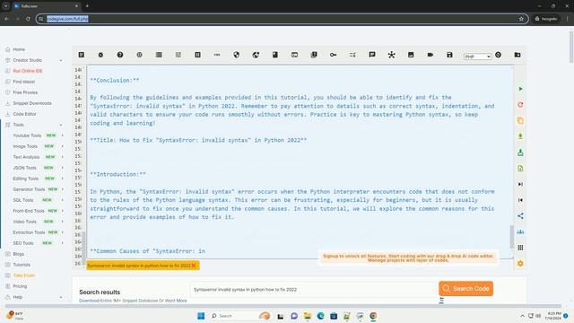 Syntaxerror invalid syntax in python how to fix 2022 смотреть онлайн