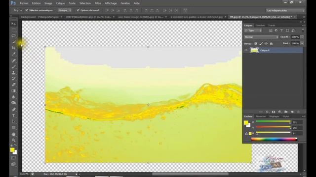 Effet Photoshop Jus Citron Tropical смотреть онлайн