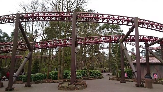 Rita Roller Coaster Ride At Alton Towers Resort May 2016 смотреть онлайн
