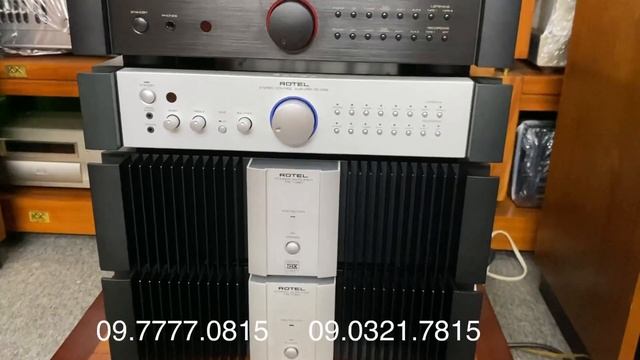 Check Power Accuphase Pro-6 Và có về thêm bộ RoteL cùng Center B&W CC6 giá tàu bay! смотреть онлайн