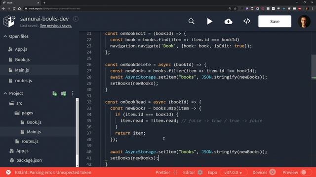 React Native - Lista de Leitura - 0308 - Marcando como lido смотреть онлайн
