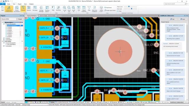 SOLIDWORKS PCB смотреть онлайн