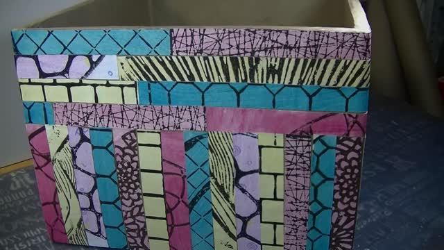 Картонный декор. 2 стильных коробки своими руками . смотреть онлайн