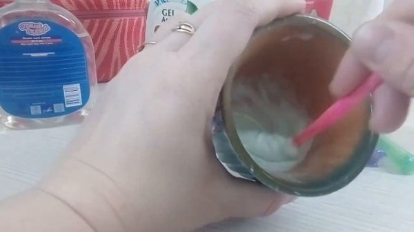 Слайм из моющего средства
