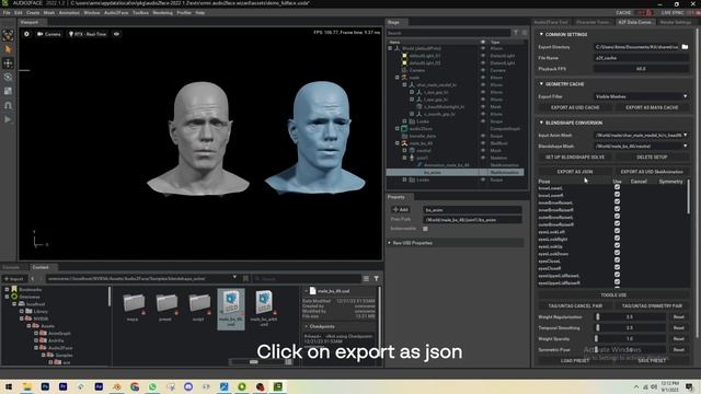 Audio2face To Blender Lipsync In Less Than 1 Minute With Faceit Add-on.