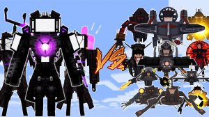 ЧТО ПРОИЗОЙДЕТ, КОГДА ТВ МАН ТИТАН СРАЗИТСЯ СО ВСЕМИ TITAN ASTROМОД-АДДОН ДЛЯ МАЙНКРАФТА