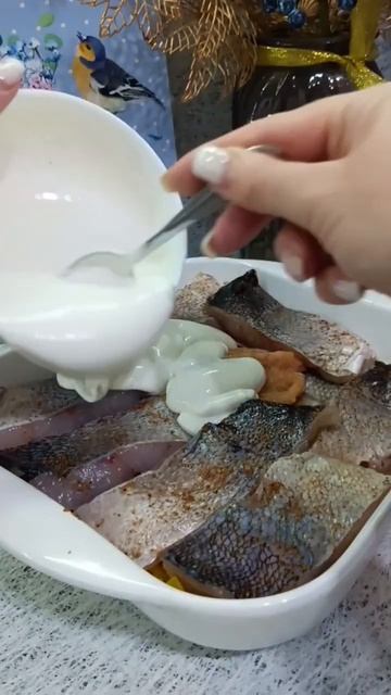 Судак в сметане в духовке 🐟 смотреть онлайн