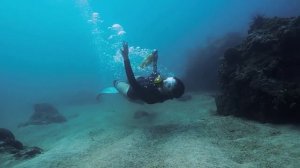видео маска для плавания c баллоном для кислорода