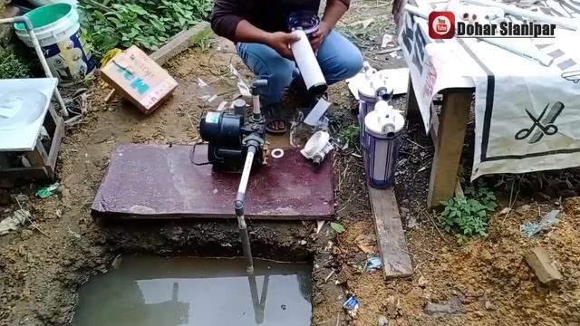 Eksperimen Housing Filter Air Tiga Tahap Filtrasi Sediment, GAC, CTO Untuk Air Yang Sangat Keruh. смотреть онлайн