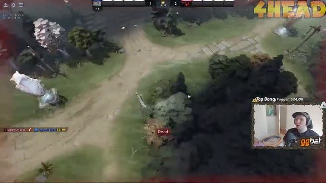 OpenAI Bot jebaits Bulldog's Puck - 4head Dota 2 смотреть онлайн