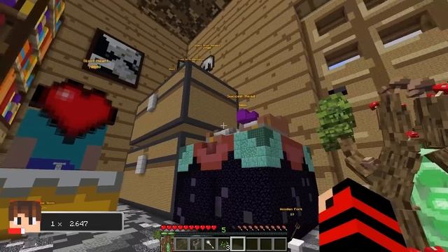 Minecraft But My Hunger = My Size смотреть онлайн