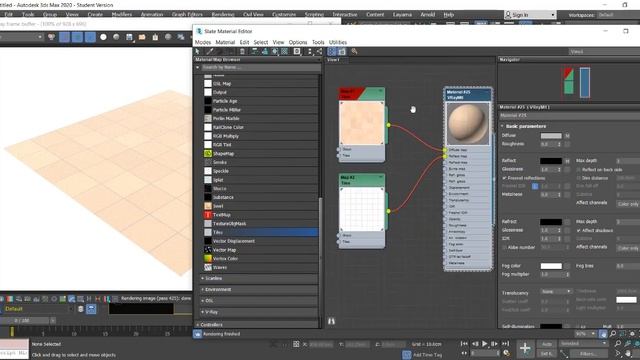 Floor tiles in 3dsMax and VRay смотреть онлайн