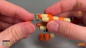 Собираем жирафа из конструктора QBRIX KIDS - детские конструкторы с видеоинструкцией