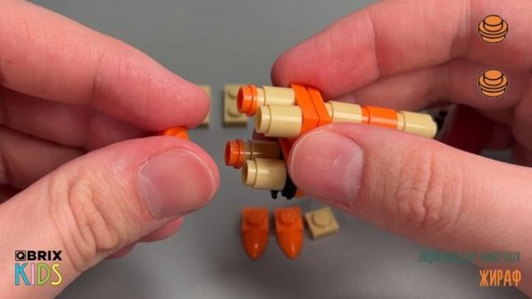 Собираем жирафа из конструктора QBRIX KIDS - детские конструкторы с видеоинструкцией