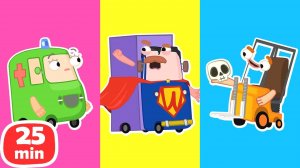 Папа Вилзи — супергерой в школе! ♂️ Мультики для детей про машинки и весёлые приключения