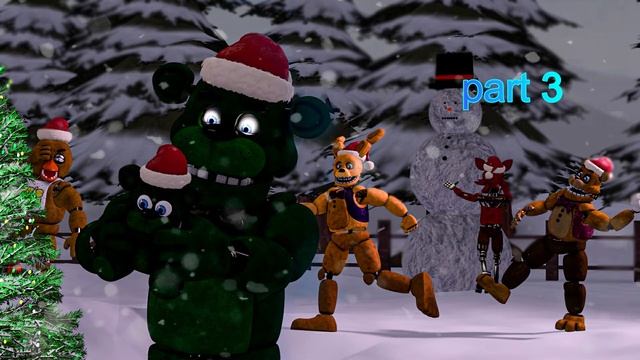[SFM/blender/c4d FNAF]MINI COLLAB MERRY CHRISTMAS MAP OPEN смотреть онлайн