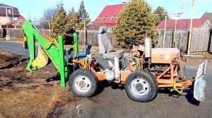 Самодельный экскаватор, продолжение