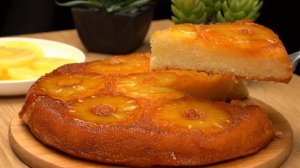 Пирог с ананасами | Пирог перевертыш | Пирог с карамелью