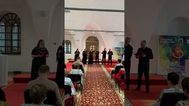 Концерт ансамбля в трапезных палатах Воскресенского Новоиерусалимского монастыря смотреть онлайн