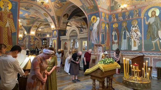 Божественная Литургия в праздник Рождества Иоанна Предтечи смотреть онлайн