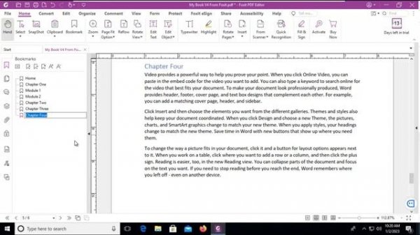 Foxit Creating and Editing Bookmarks
