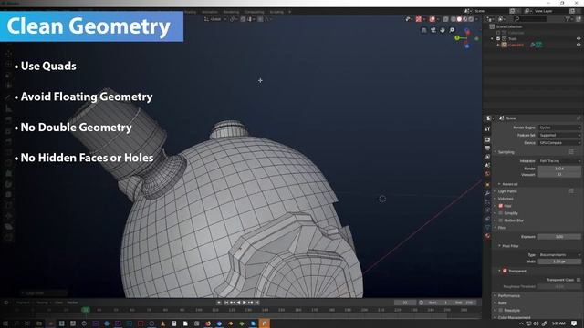 How to Make a Good Mesh | 2.8 Pro Tips смотреть онлайн