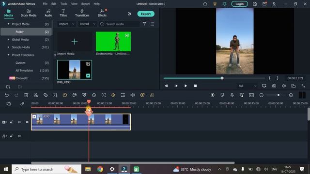 Chroma Key Green screen remove Wondershare Filmora Tutorials | Part-10 смотреть онлайн