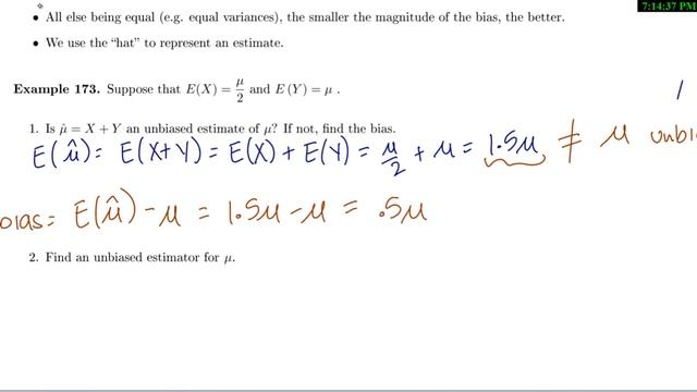 Stat 3000: Lecture 7.1 and 7.2 Point Estimates смотреть онлайн
