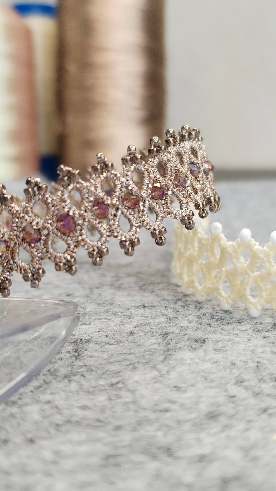 Мастер класс браслета в технике 