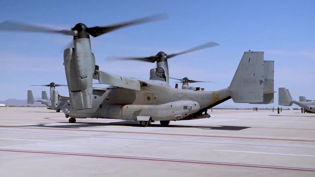 Bell Boeing V 22 Osprey American multi mission tiltrotor military aircraft, used by the Marine Corp смотреть онлайн
