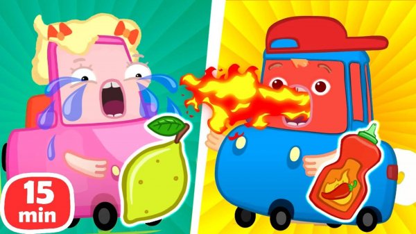 Угадайка на вкус и страшные привидения! Приключения семейки Вилзи и мультики для детей про машинки