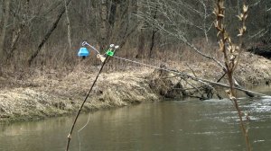 Рыбалка 24 марта на 10 донок закидушек в новом месте в  уловистое время