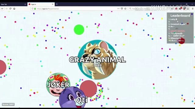 Agar.io Безумное животное на связи смотреть онлайн