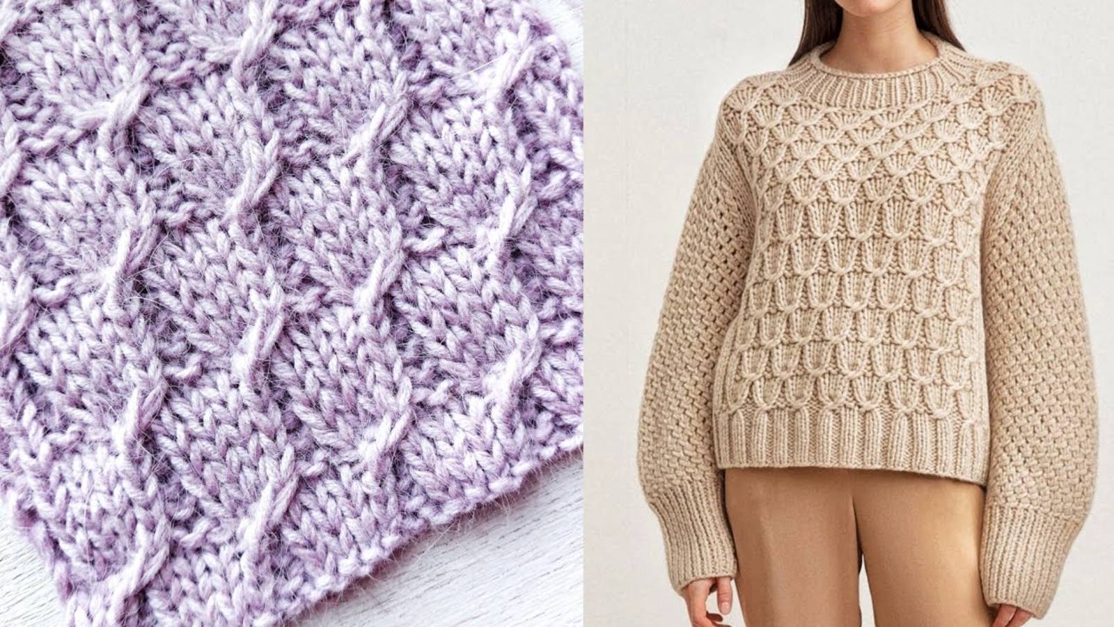 Рельефные чешуйки для вязания свитера, кардигана / Узор изделий от Ирис фон Арним смотреть онлайн