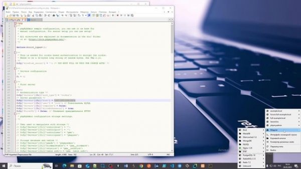 Open Server Panel. Настройка phpMyadmin для СУБД MySQL