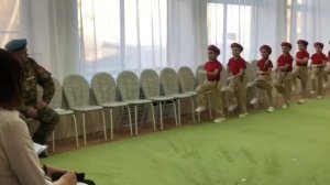 Смотр песни и строя отряд ЮНАРМИЯ, детского сада "Алёнушка" г.Тулун-2025