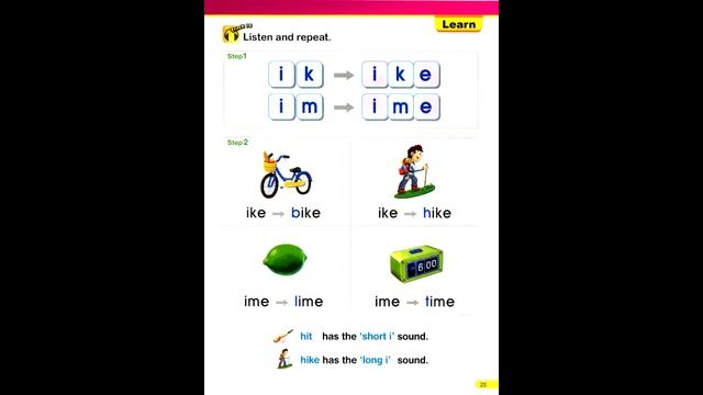 Smart Phonics 3 #phonics 3 page 25 #smart phonics 3 unit3 long vowel i смотреть онлайн