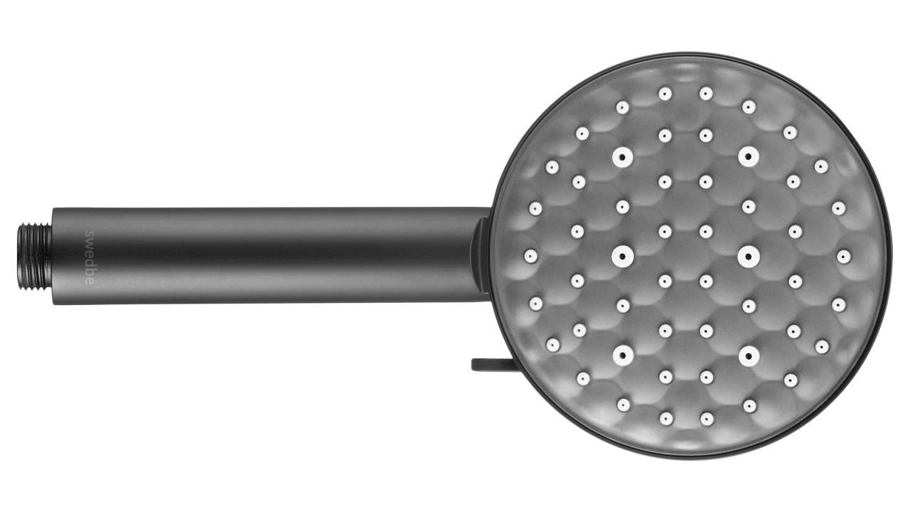 Распаковка черной трехрежимной душевой лейки Swedbe Hermes 5118B смотреть онлайн