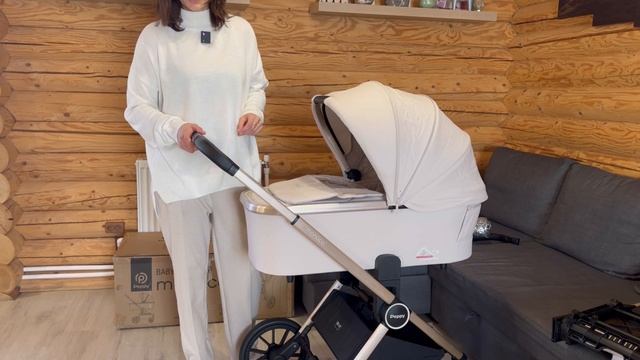 Коляска Peppy Monaco распаковка и сборка смотреть онлайн