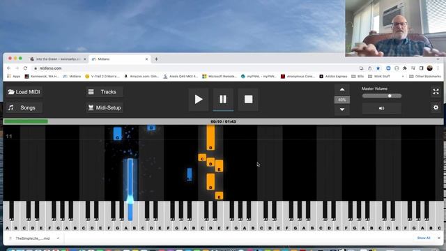 How To Use Midiano to SEE how Kevin played a song смотреть онлайн