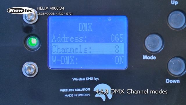 Showtec Helix 4000 Q4. Ordercode: 43720 + 43721. смотреть онлайн