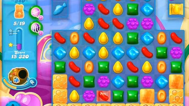 Candy Crash Soda Saga level 340 Solved No Boosters смотреть онлайн