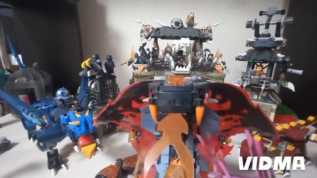 Обзор всей моей коллекции лего ДРАКОНОВ!!! смотреть онлайн