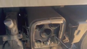 Mercedes Actros Удаление катализатора.