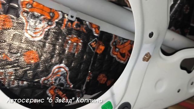 шумоизоляция дверей Toyota Camry