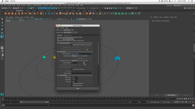 Maya Software Render Animation смотреть онлайн