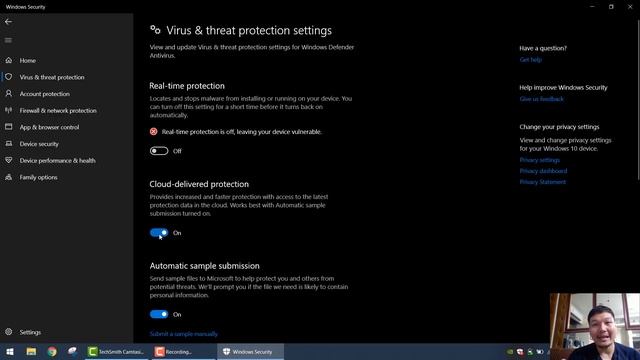 วิธีปิดแอนตี้ไวรัส Windows 10 (Close Antivirus Windows 10) version 1903 смотреть онлайн